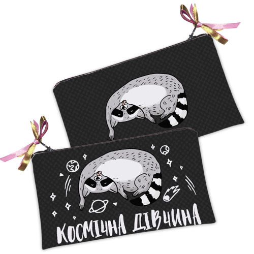

Косметичка женская Presentville Космічна дівчина 20x12 см
