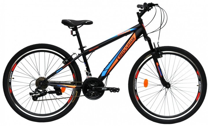 

Велосипед взрослый 26'' Crossride Shark чёрно- оранжевый