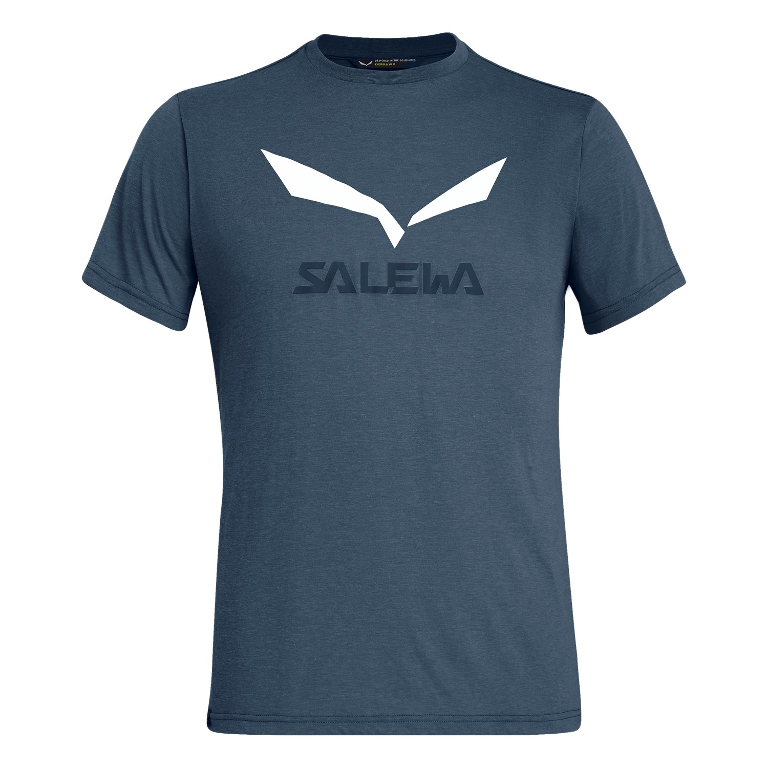 

Футболка Salewa Solidlogo Dri-Release чоловіча  темно-синя, Футболка Salewa Solidlogo Dri-Release чоловіча S темно-синя