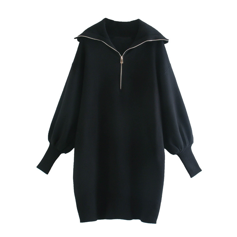 

Плаття жіноче з блискавкою Dark Berni Fashion (One Size) Чорний