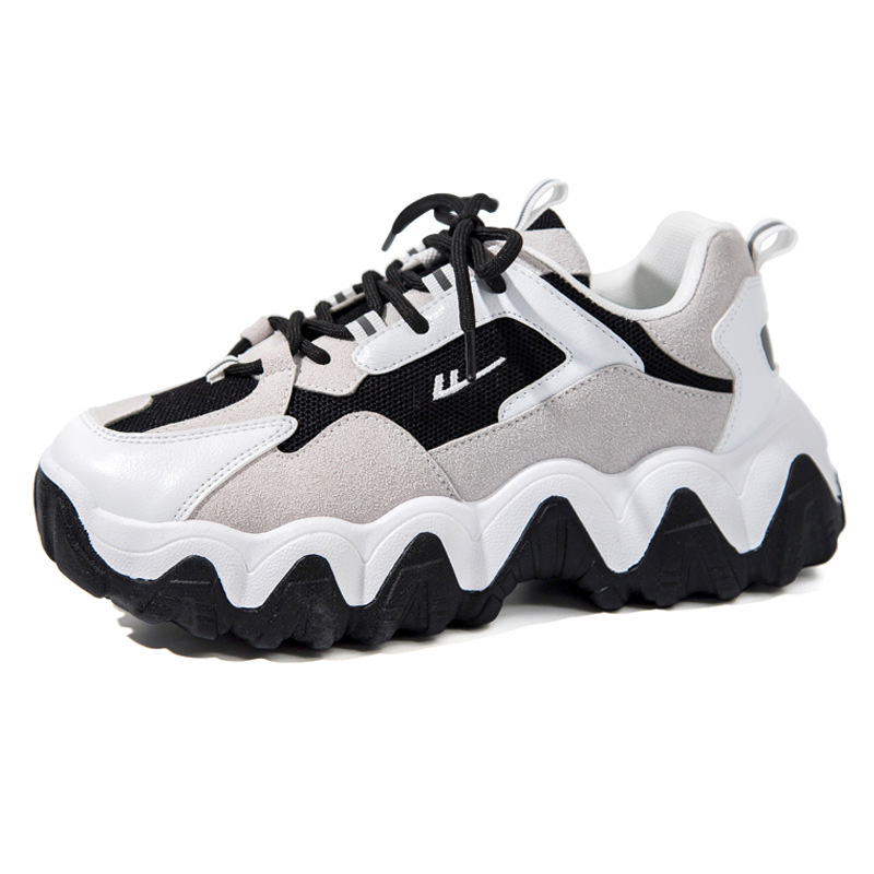 

Кроссовки женские dad shoes Dark zigzag Warrior (39) Черный