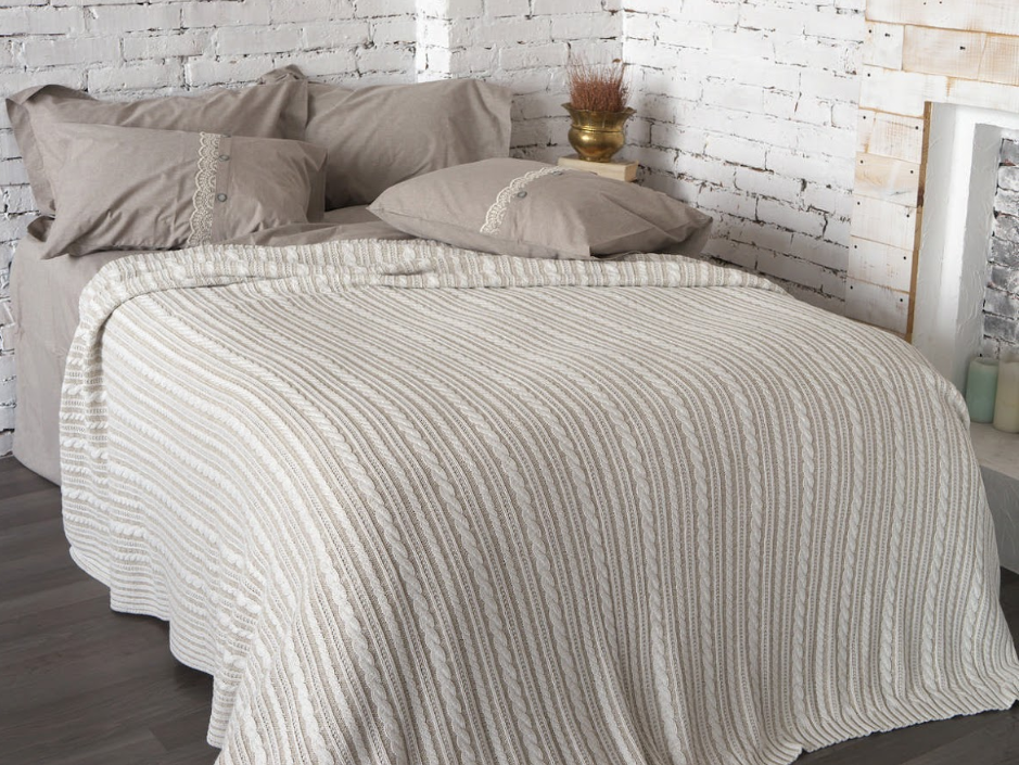 

Покривало 220x240 BETIRES MILENIA STONE (50% бавовна, 50% акрил)700358