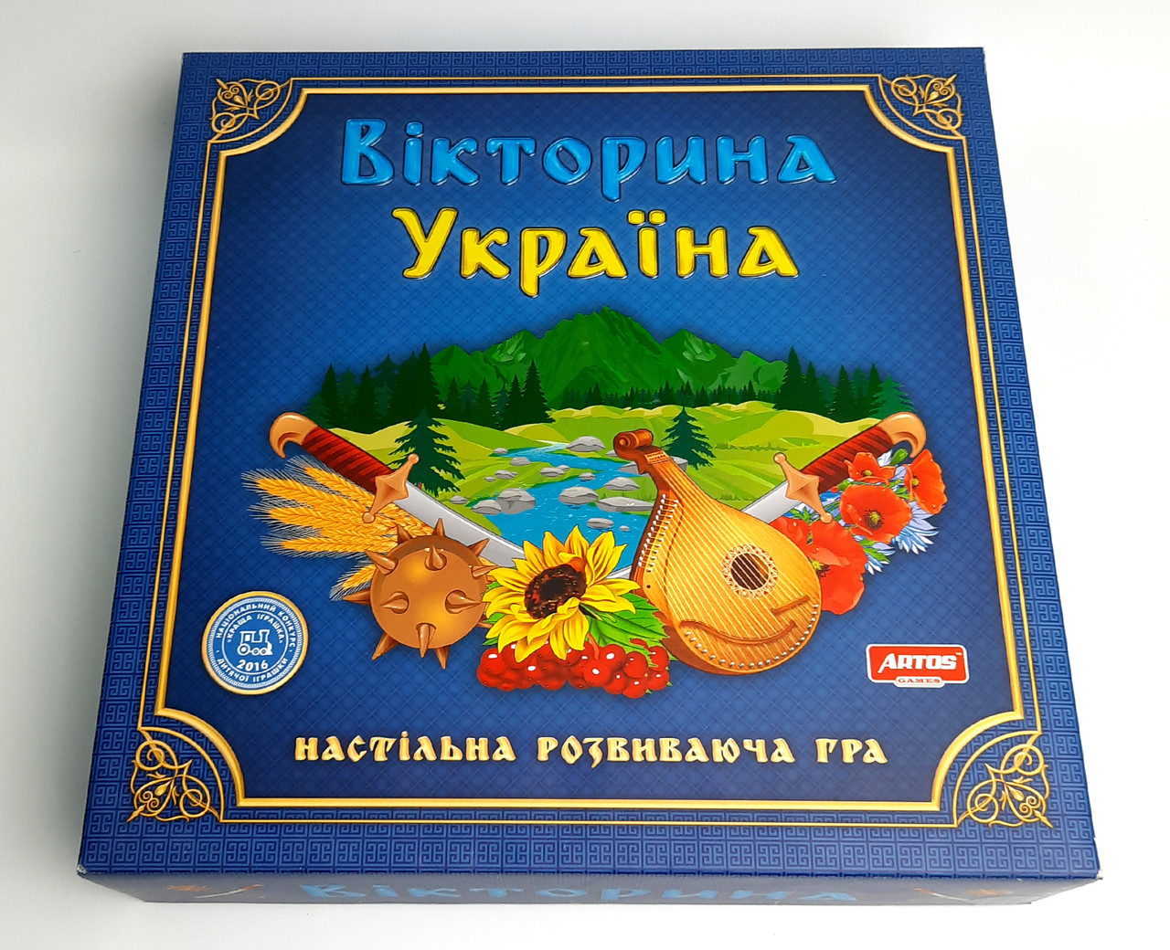 

Настольная игра Artos Games "Викторина Украина" (на укр) - развивающася игра для детей