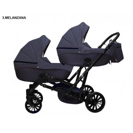 

Детская коляска для двойни MIKRUS GEMELLO 03