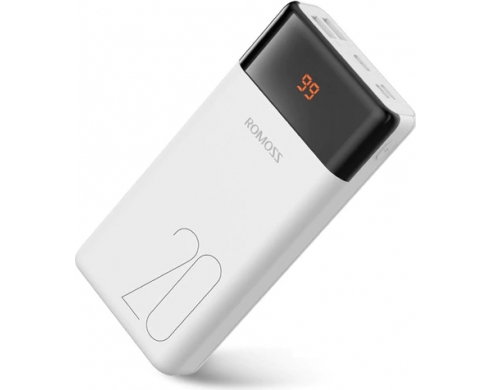 

Power Bank Внешний аккумулятор ROMOSS LT20 20000mAh white
