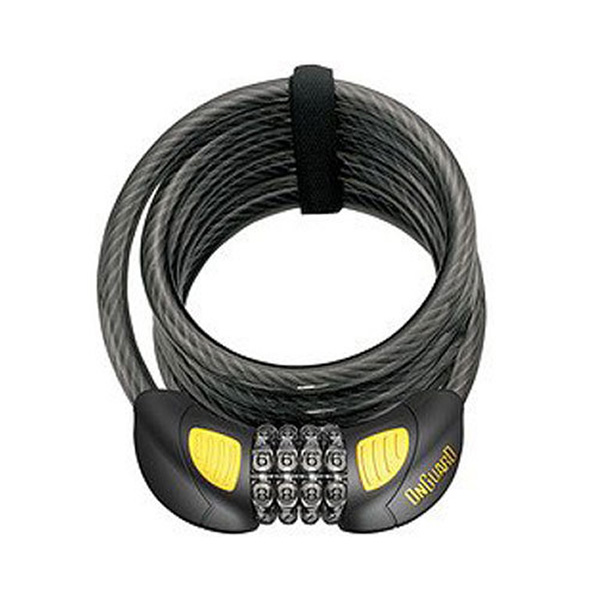 

Велозамок кодовий Onguard 8031GLO DOBERMAN GLO 185см х 12мм Чорний