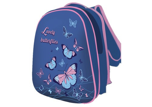

Рюкзак каркасний Kidis Lovely Butterflies для дівчинки метелики 39*30*18см 13752