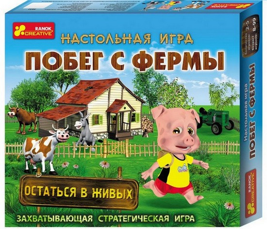 

Гра настільна Ранок Креатив "Втеча з фермі" рос