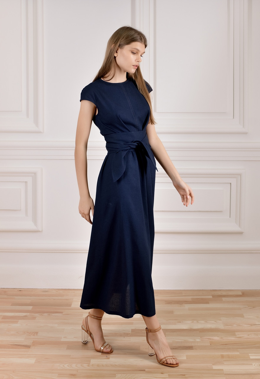 

Платье Dolcedonna Энрика 54 синее СК-21007