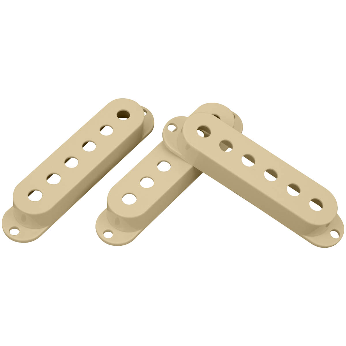 

Крышки для сингловых звукоснимателей DIMARZIO DM2000CR VINTAGE STRAT PICKUP COVERS (Creme)