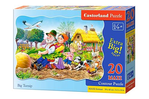 

Пазлы 20 MAXI элементов "Большая Репка", C~02283 | Castorland