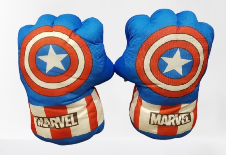 

Дитячі рукавички кулаки Endgame Капітан Америка плюш 33 см (123366)