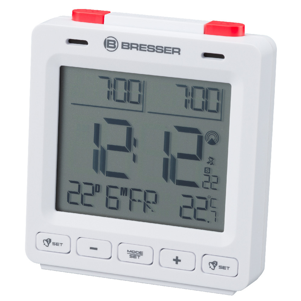 

Часы настольные Bresser MyTime Easy II RC White