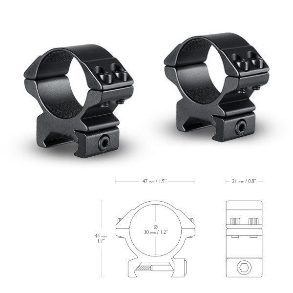 

Кольца Hawke Matchmount 30mm/Weaver/Low (22115)