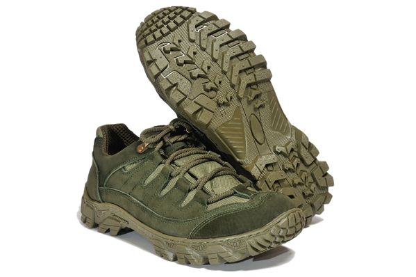 

Кроссовки Strongboots Апачи летние кожа нубук Олива 5154-19-8 (40)