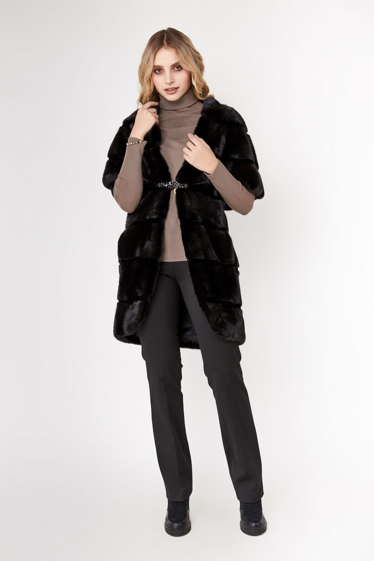 

Шуба Karamitsos 5943/90 M Black 227810001
