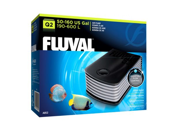 

Компрессор Fluval Q2 (190-600л), одноканальный.