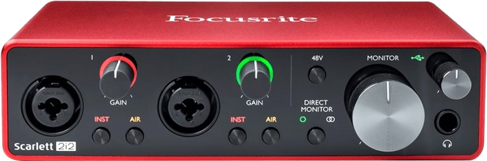 

Аудиоинтерфейс Focusrite Scarlett 2i2 3rd Gen (228804)