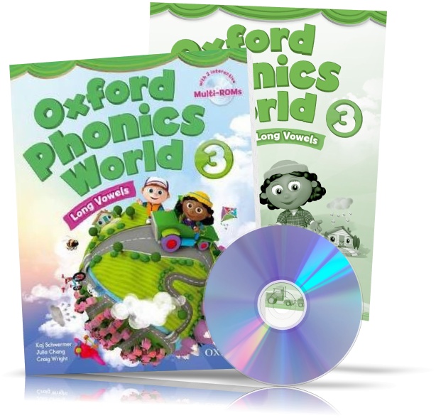 

Oxford Phonics World 3, Student's book + Workbook + DVD / Учебник + Тетрадь (комплект с диском) английского