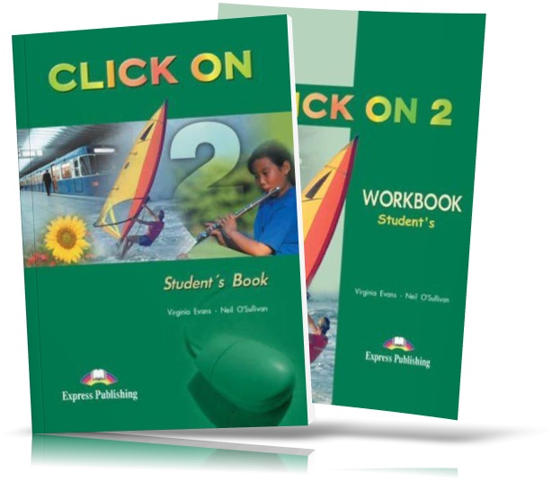 

Click On 2, Student's book + Workbook / Учебник + Тетрадь (комплект) английского языка