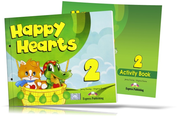 

Happy Hearts 2, Pupil's book + Activity Book / Учебник + Тетрадь английского языка