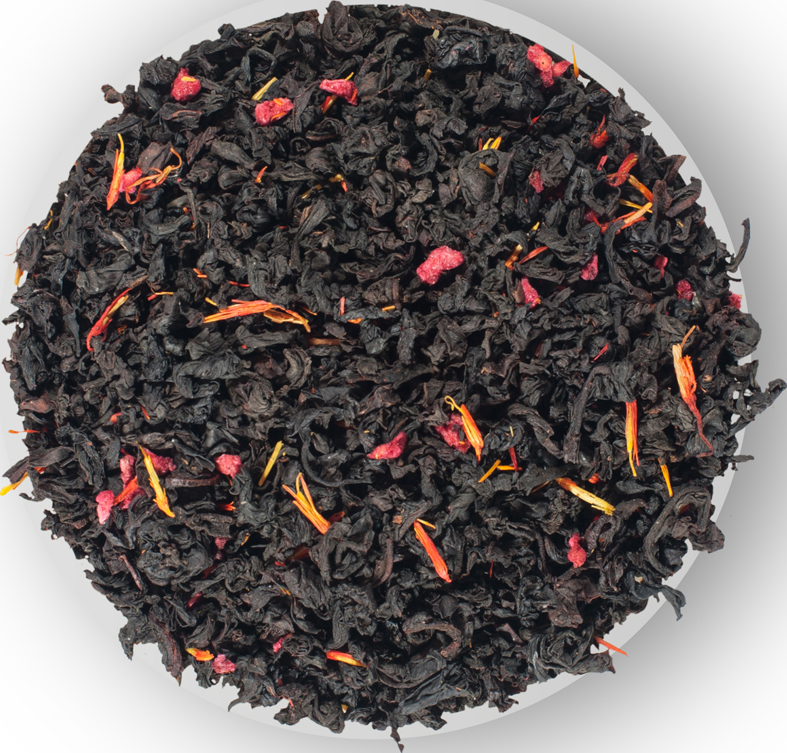Акція на Чай черный листовый с кусочками ягод лепестками цветов и ароматом граната Чайные шедевры Гранатовый шейк 500 г (4820198874766) від Rozetka UA