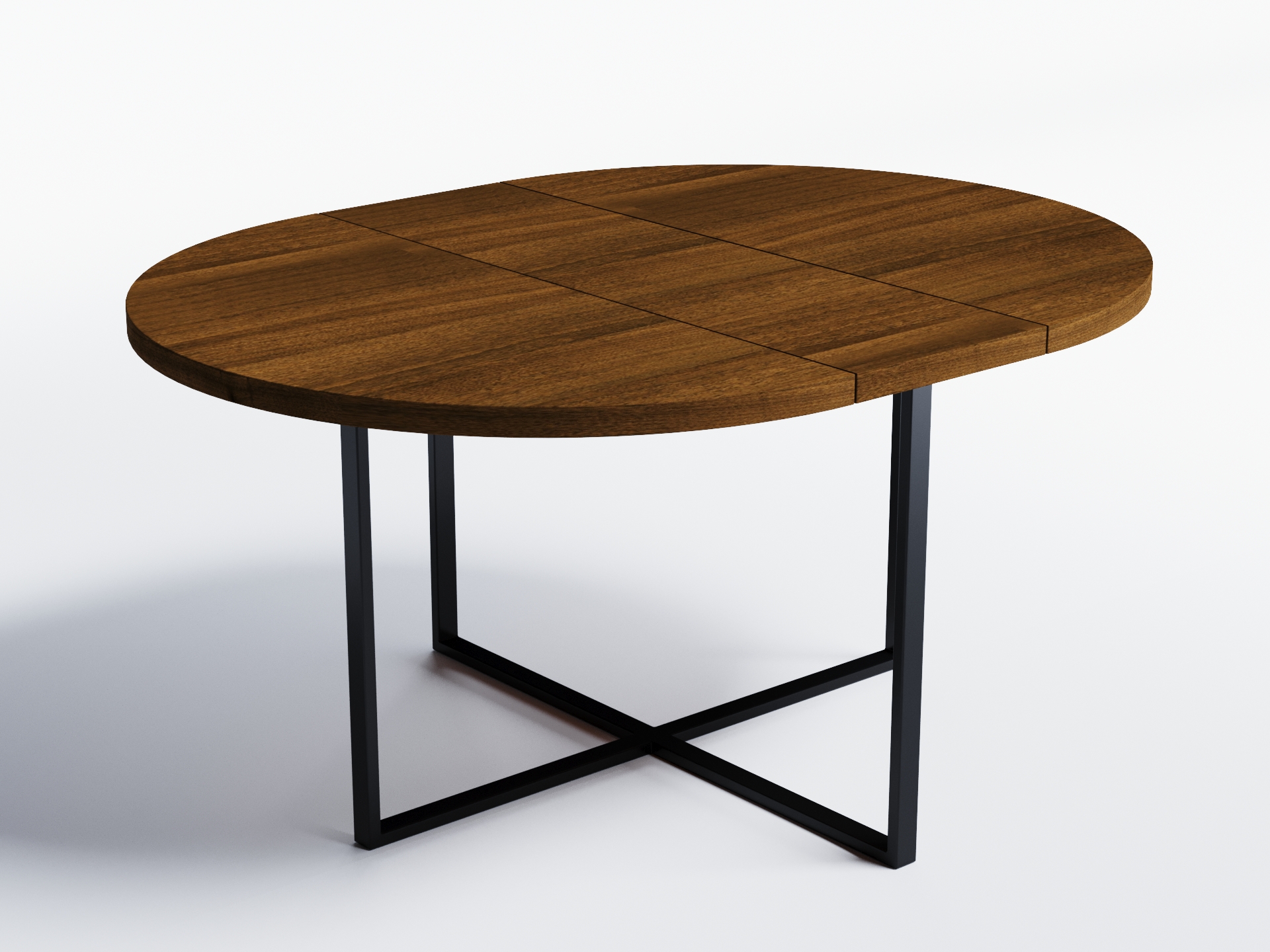 

Обеденный стол раскладной Skandi Wood SW053_R Калифорния ⌀ 90 см (+35) х 90 х 76 см Натуральный шпон Дуб Коричневый