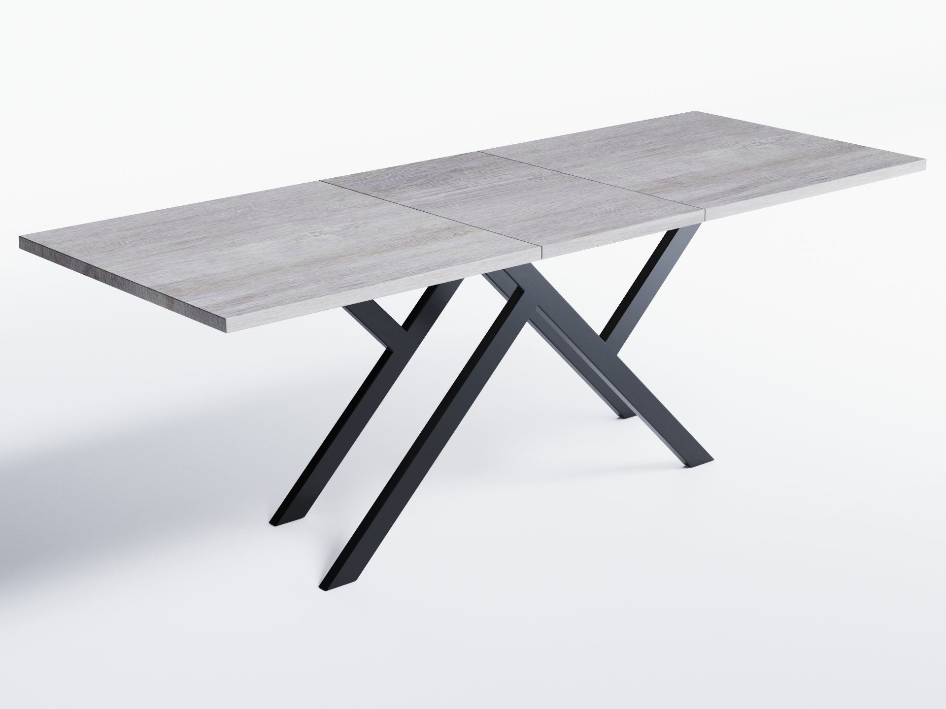 

Обеденный стол раскладной Skandi Wood SW148_R Билборо 120 (+50) х 90 х 76 см Натуральный шпон Дуб Серый