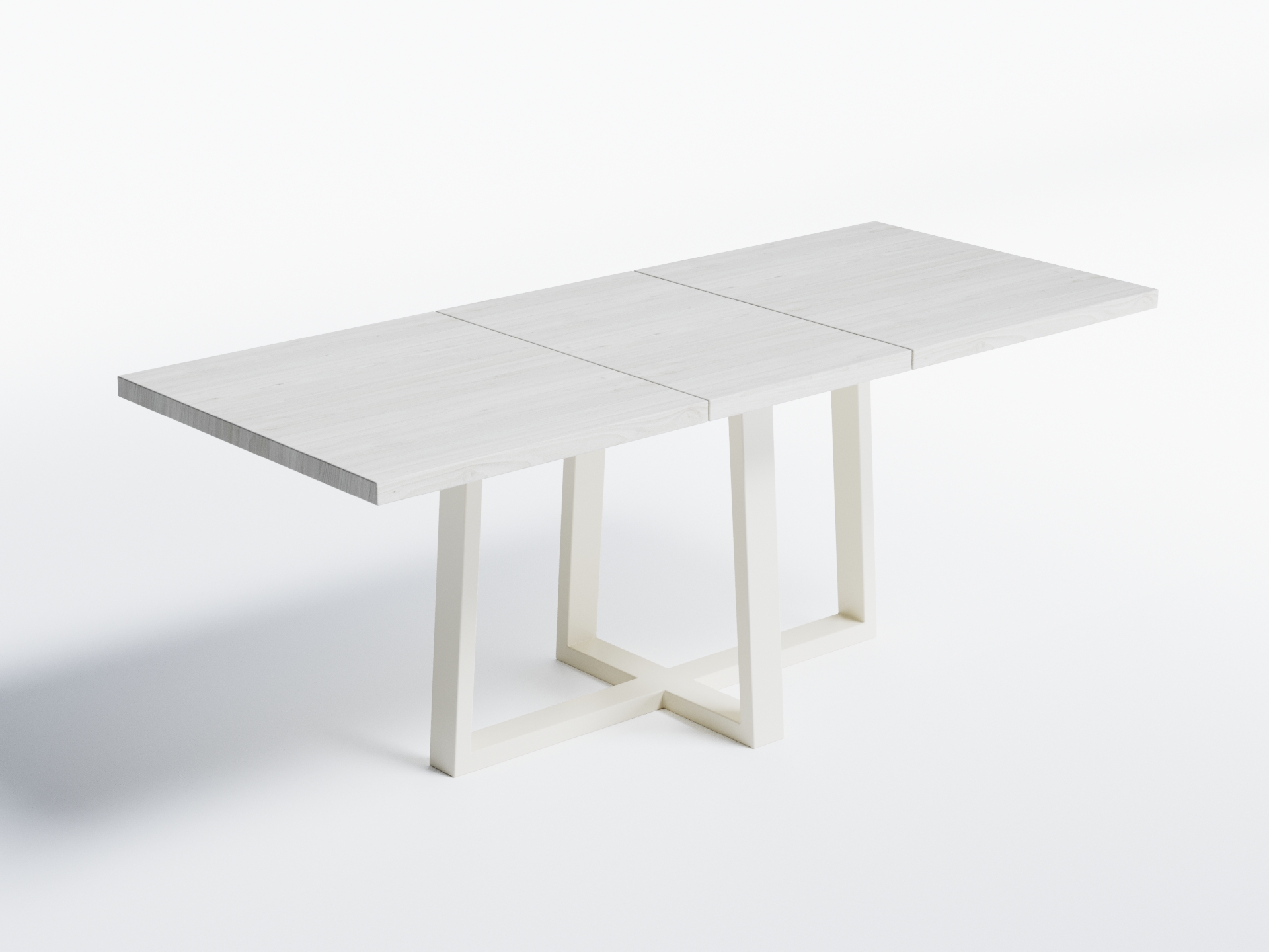 

Обеденный стол раскладной Skandi Wood SW058_R Пирр 135 (+50) х 90 х 76 см Натуральный шпон Дуб Белый