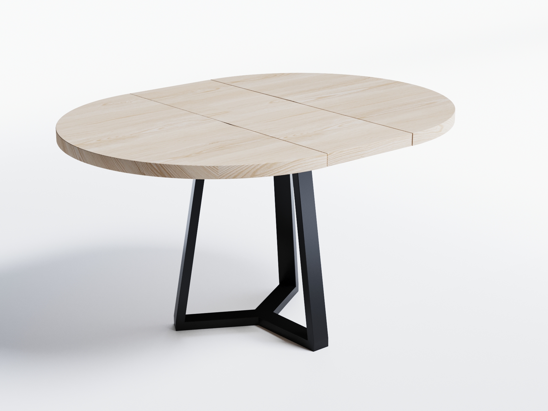 

Обеденный стол раскладной Skandi Wood SW040_R Вайоминг ⌀ 100 см (+35) х 100 х 76 см Натуральный шпон Дуб Натуральный