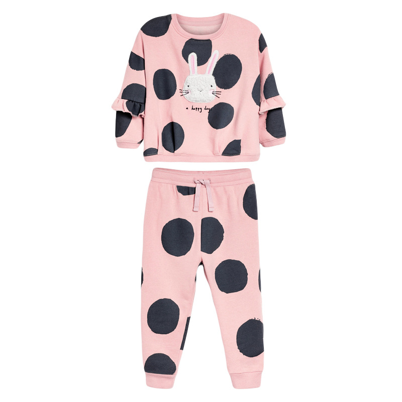 

Костюм для дівчинки 2 в 1 Happy day Little Maven (98 / 3 роки) Рожевий