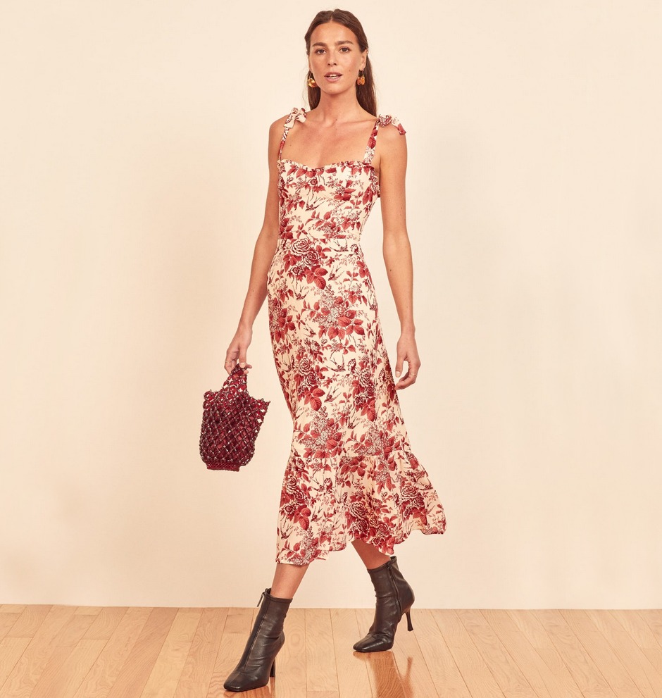 

Сарафан жіночий максі Rose garden Berni Fashion (L) Червоний