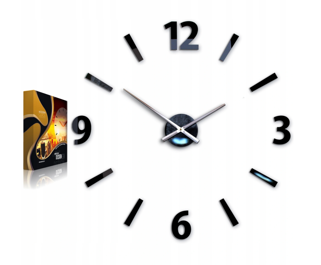 

Часы настенные KLAUS черные 75 см Modern Clock