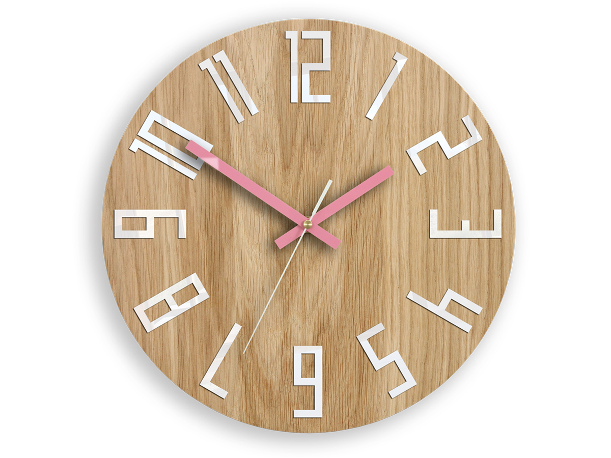 

Часы настенные SLIM деревянные 33.5 см Modern Clock