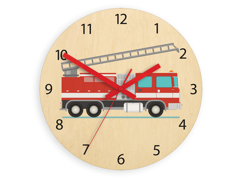 

Часы настенные Fire truck 30 см Modern Clock