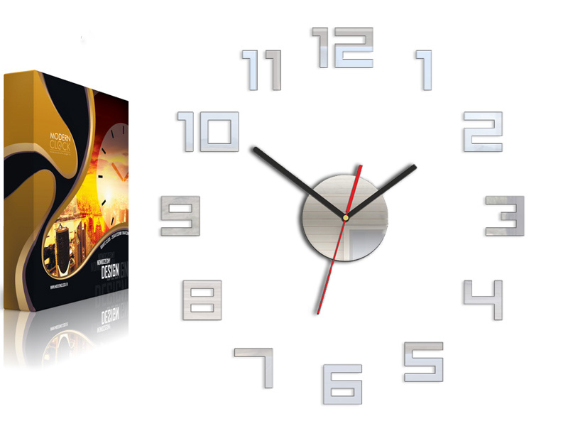 

Часы настенные DIGI зеркальные 50 см Modern Clock