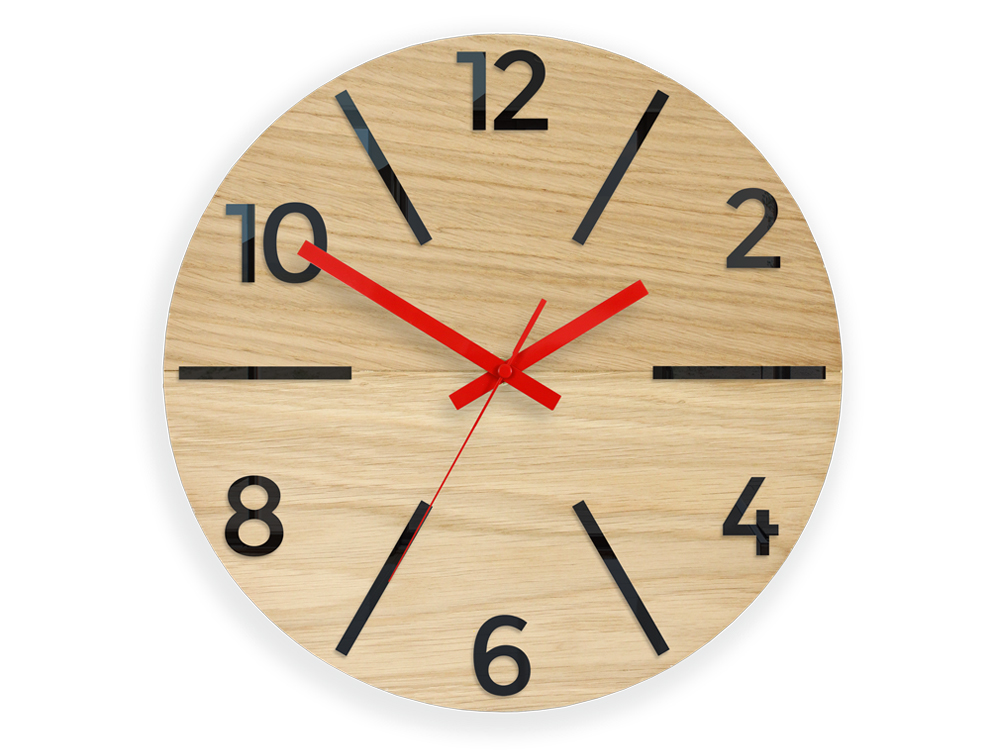 

Часы настенные AKSEL WOODEN 33 см Modern Clock