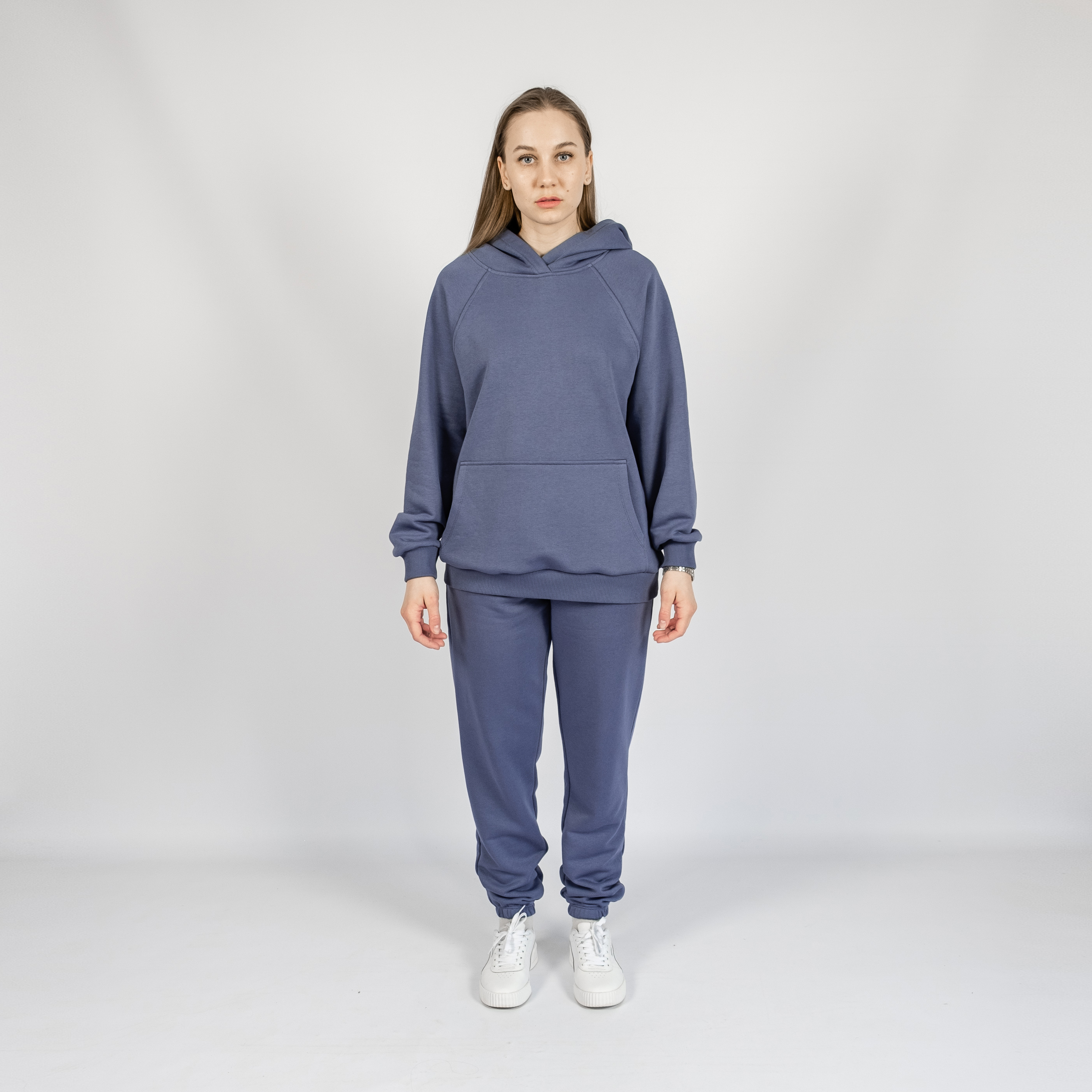 

Детский спортивный костюм худи трехнить BASIC BY SAMI 116 см Джинс