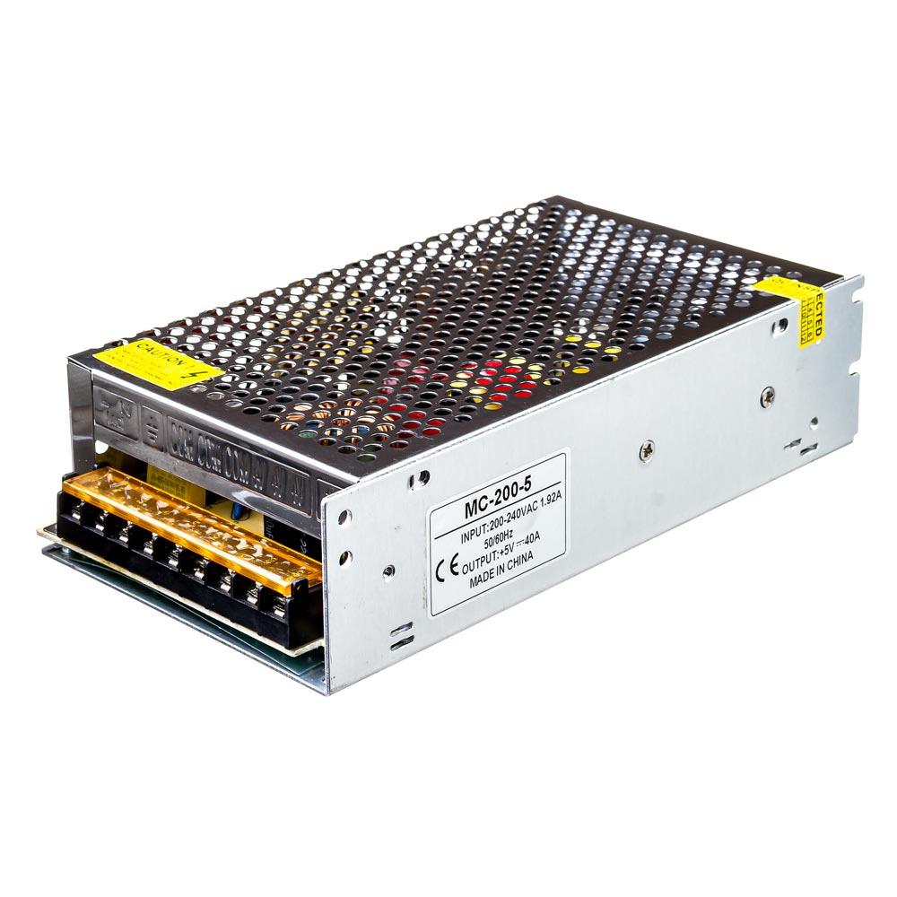 

Блок питания 5V MС/40A 200 Вт негерметичный