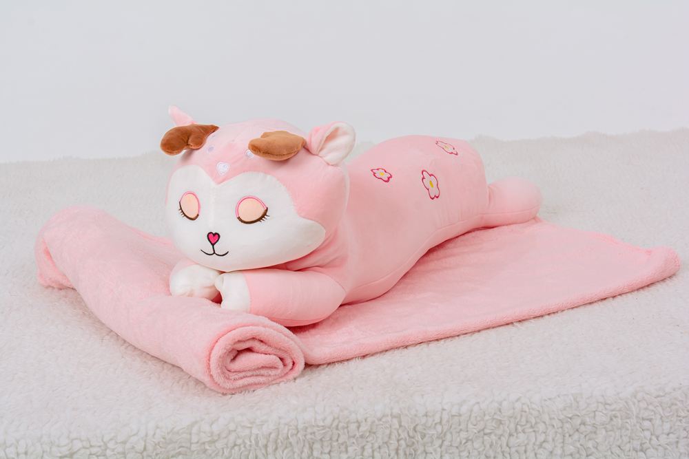 

Плед детский MirSon №1055 Roe deer Pink 120х160