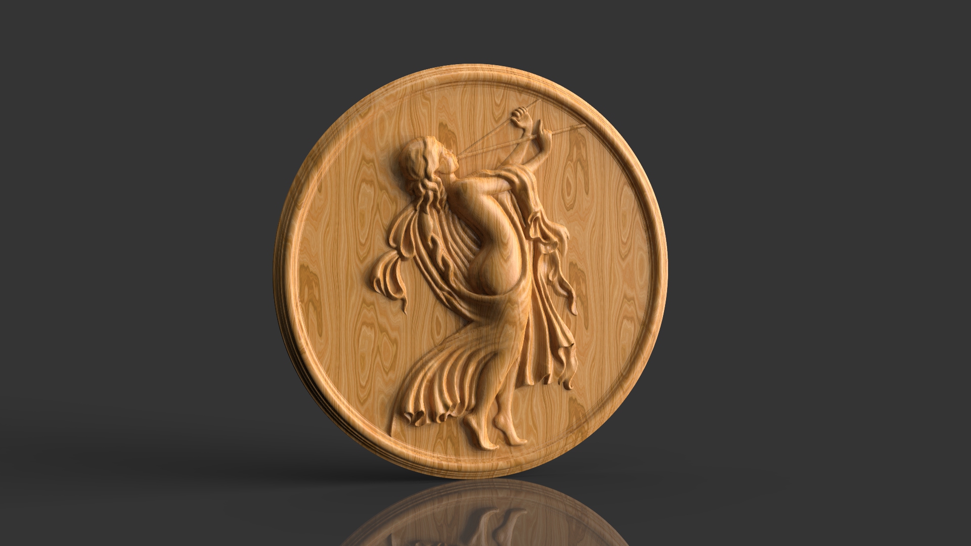 

Барельеф "Женщина", Atributlux, 60*60 см резной из дерева