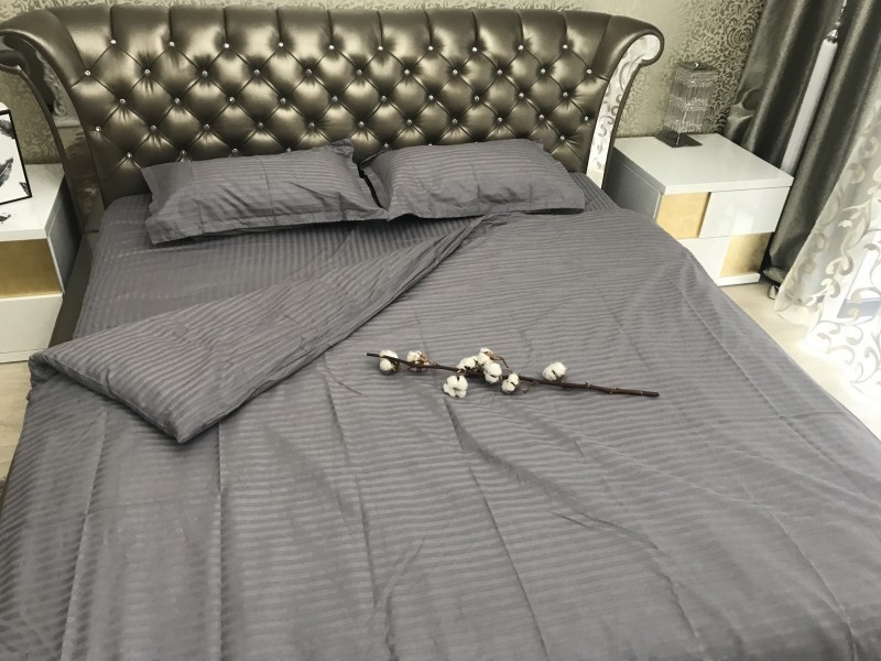 

Комплект постельного белья IMAH Страйп Сатин 100% Хлопок King Size 204k7070nw