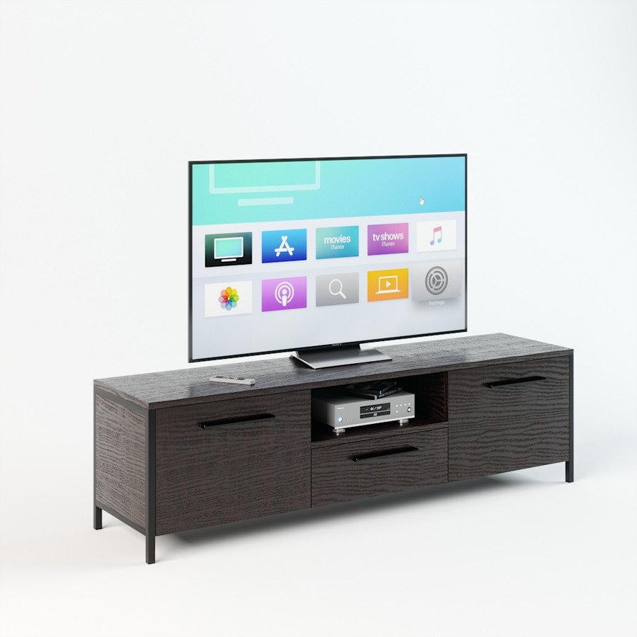 

Подставка для телевизора Фенстер UNTV 01B 42,5×155×36,5 Венге