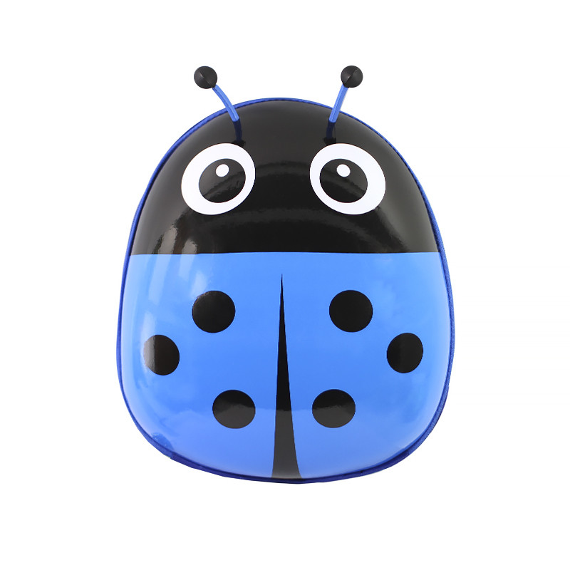 

Детский рюкзак с твердым корпусом Lesko Ladybug 229 Blue для прогулок садика