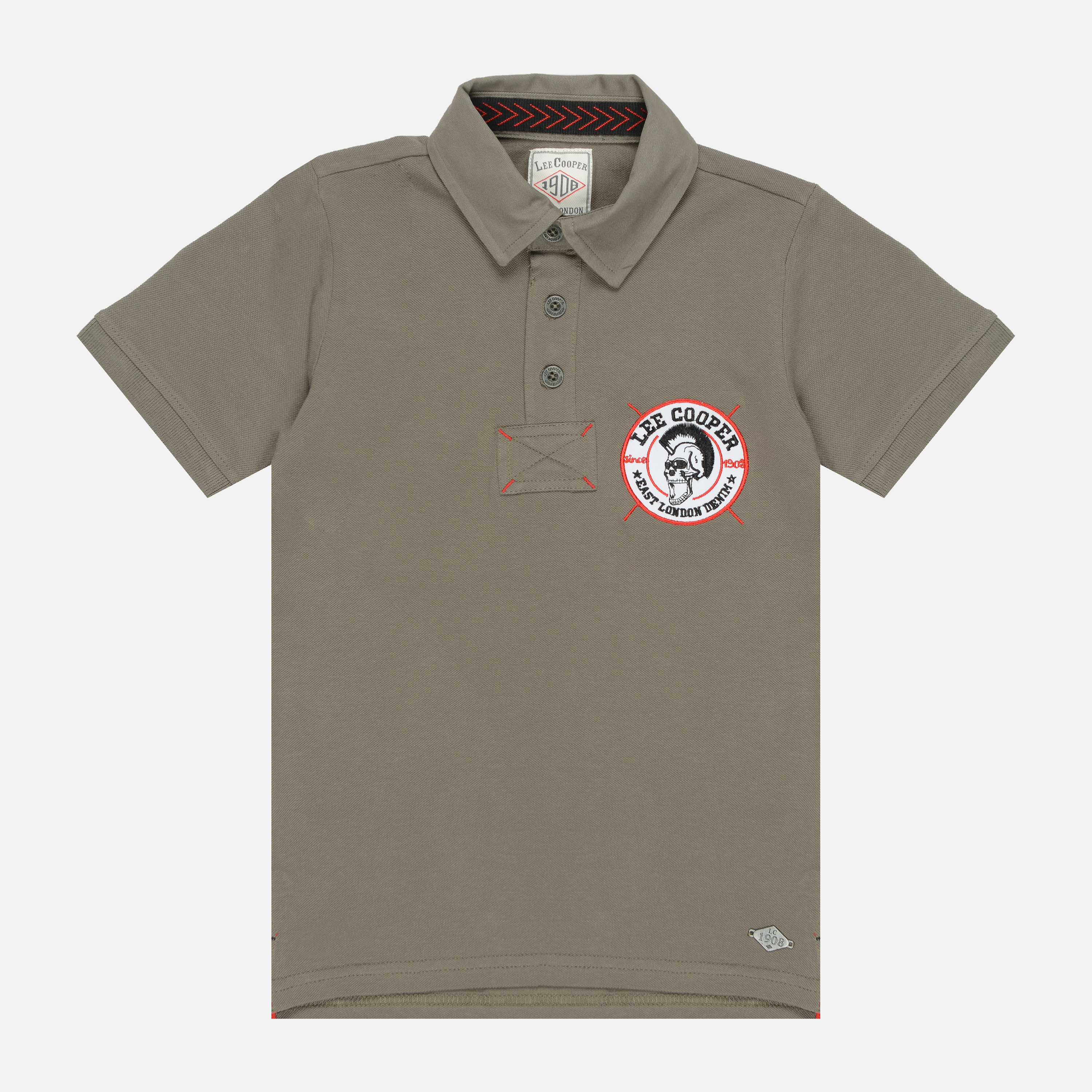 

Поло Lee Cooper smix03700530 128 см Хаки