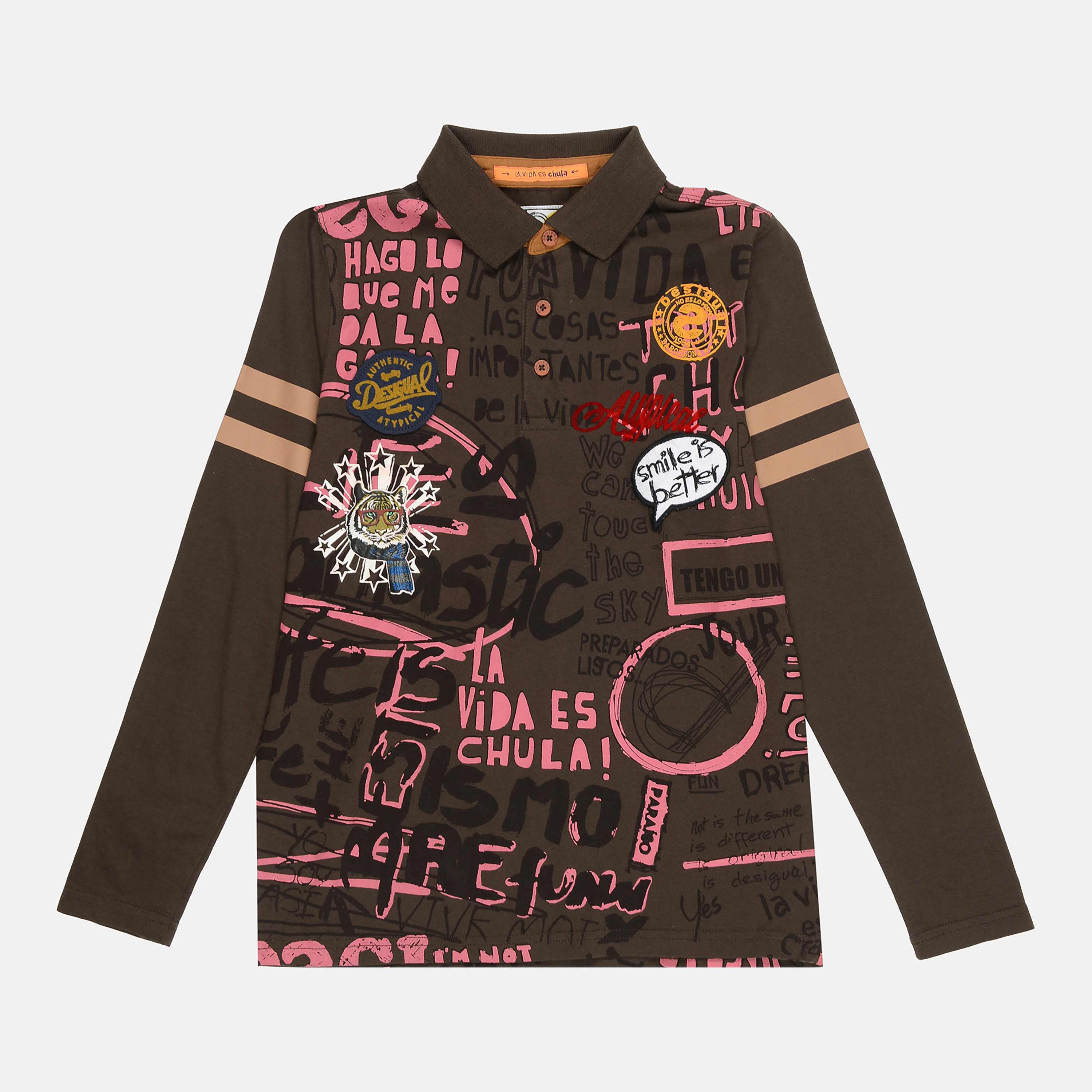

Поло Desigual smix03700351 150 см Коричневое (shek2000000545714)