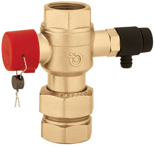 

Кран шаровой CALEFFI со сливным краном для расширительного бака 1 1/4" 558070