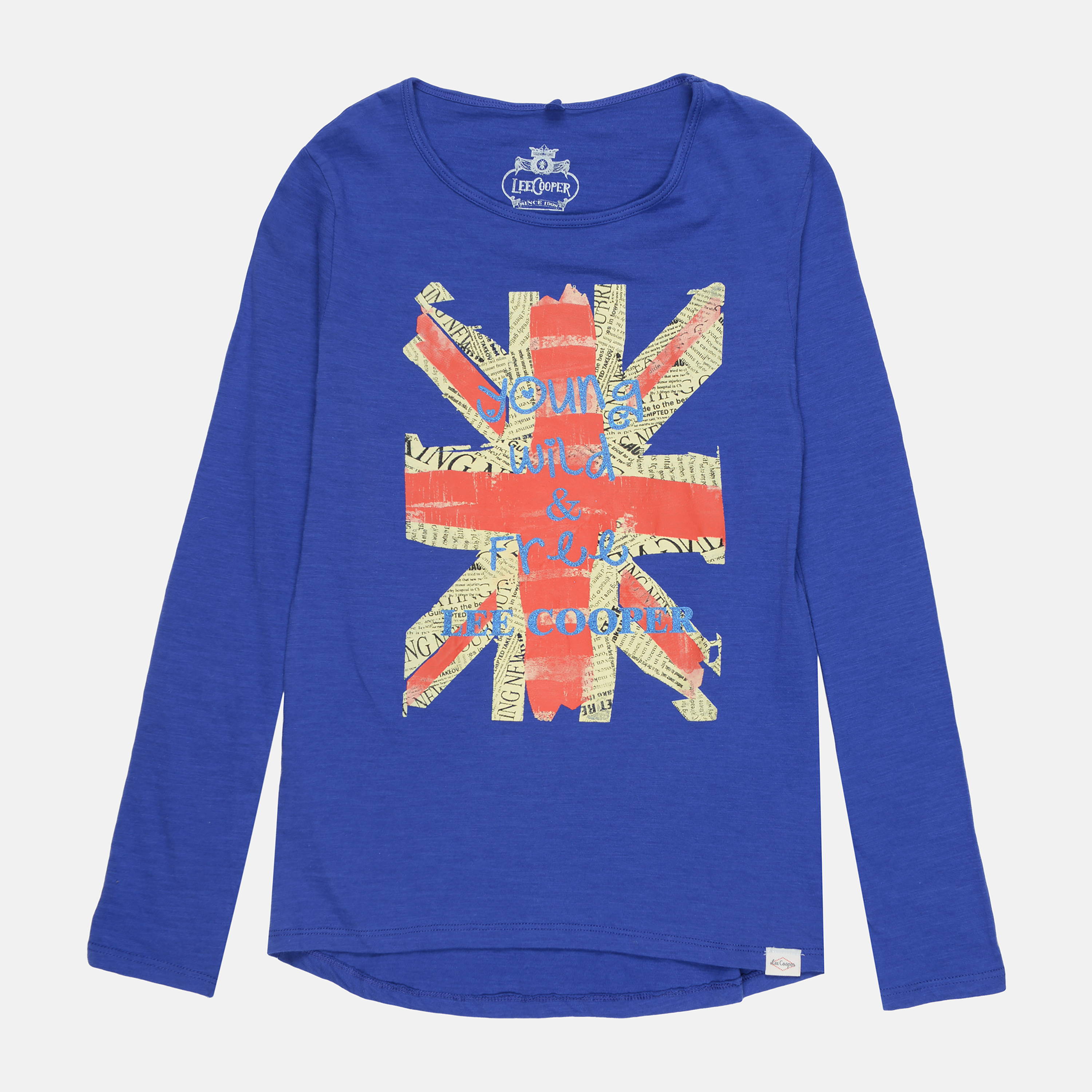 

Футболка с длинными рукавами Lee Cooper smix03700535 164 см Синяя