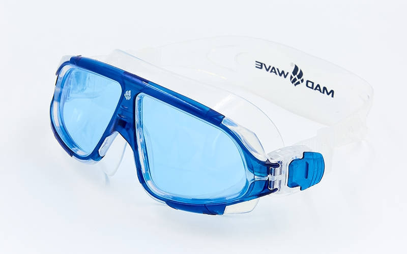 

Очки-полумаска для плавания MadWave SIGHT II Blue-White M046301