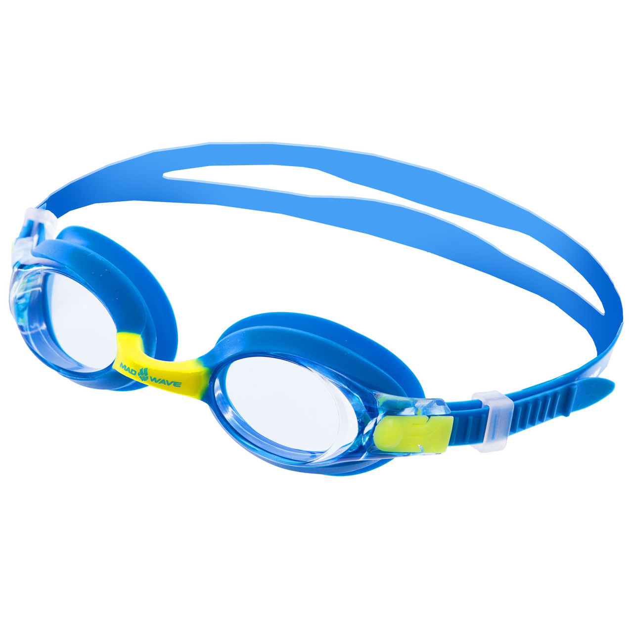 

Очки для плавания детские MadWave JUNIOR AUTO MULTI голубые M041602